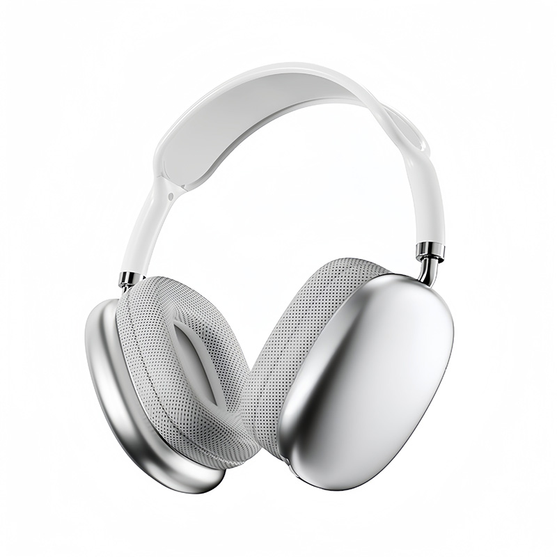 P9 Drahtlose Bluetooth-Kopfhörer mit Mikrofon, Kopfhörer mit Geräuschunterdrückung, Stereo-Klang-Kopfhörer, Sport-Spielen-Kopfhörer, unterstützt TF: Beige