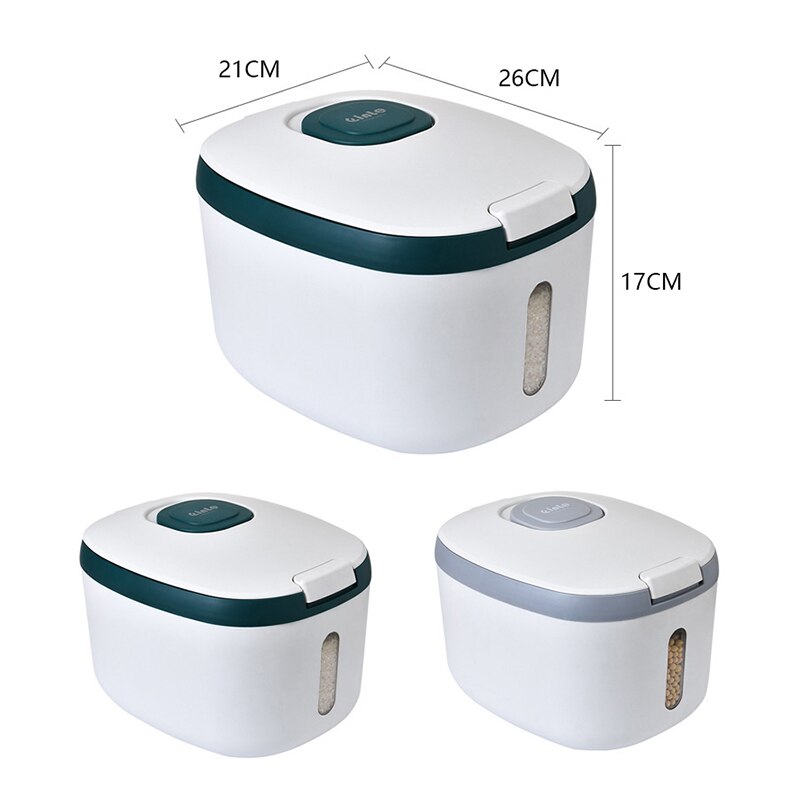 Boîte de riz, conteneur de stockage de céréales anti-insectes résistant à l'humidité, boîte de stockage de nourriture pour chien, conteneur de stockage de nourriture, fournitures de cuisine domestique