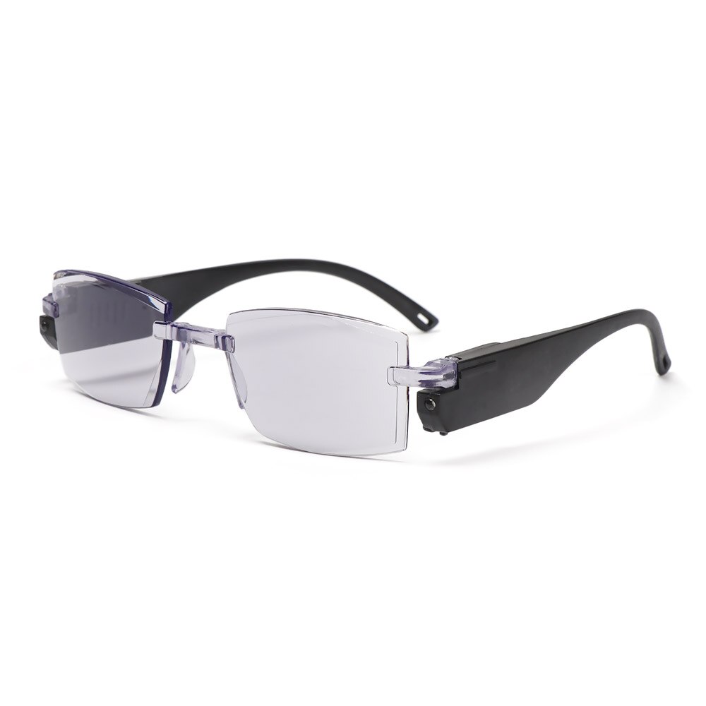 Lunettes de lecture multifocales progressives, Anti-lumière bleue, Zoom Intelligent, presbytes, thérapie magnétique, lunettes à lumière LED: Default Title
