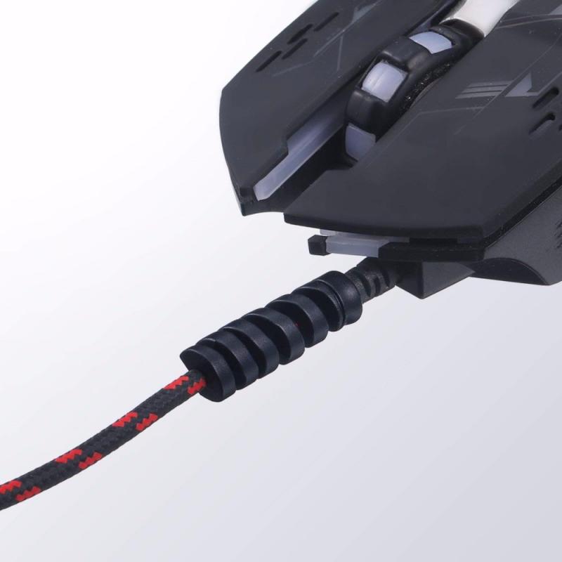 2 stk. opladningskabelbeskytter til telefoner kabelholderdæksel kabelviklerklip til usb-oplader ledningsstyring kabelorganisator