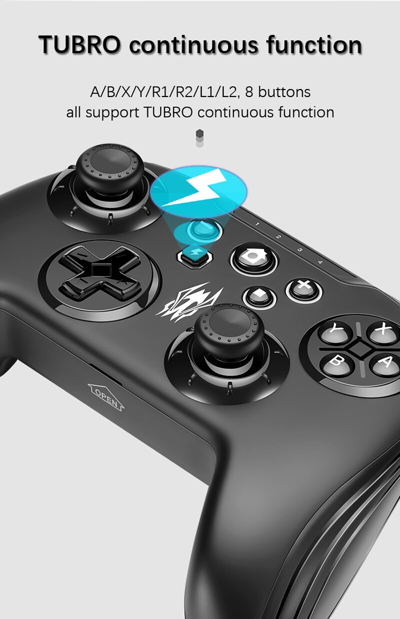 S800 controlador sem fio bluetooth gamepad joystick gaming joypad para switch game-controlador para nintendo switch s800 controlador