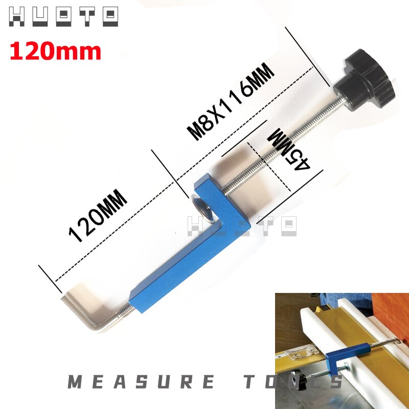 Holzbearbeitung G Klemme Einstellbare fest Schellen Holz Clips Universal- Zaun Clip Allgemeine G Klemme Hand Betrieben Werkzeug: 120mm