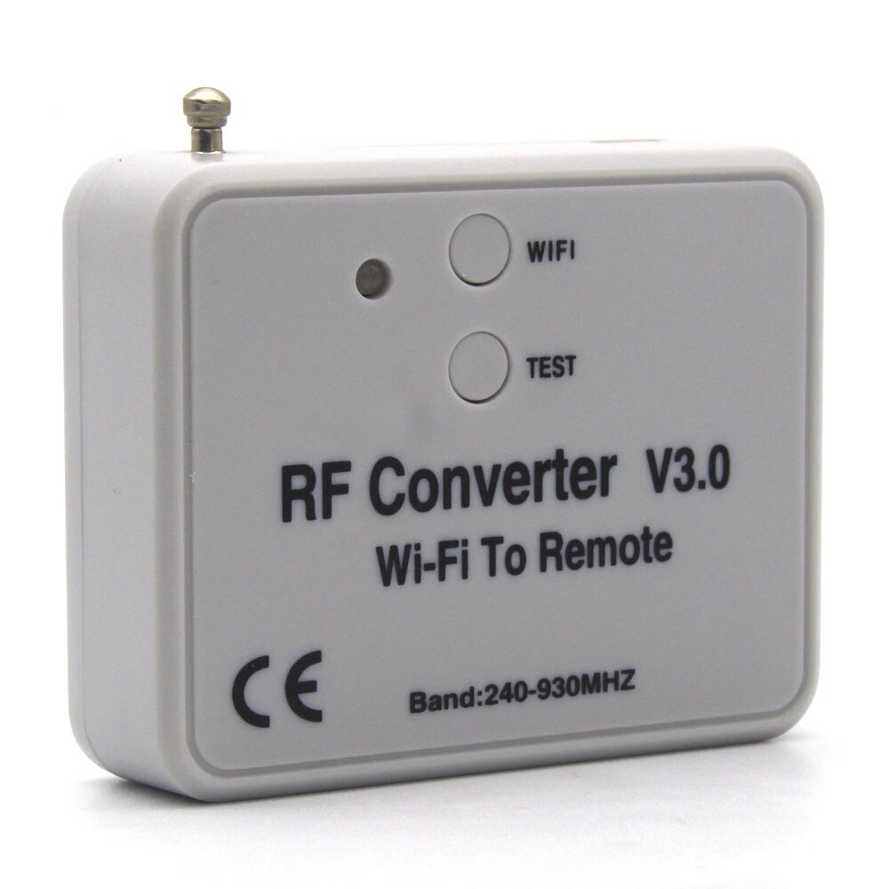 WiFi To Remote RF Converter V3.0 Garage Door Rolling Fixed Code Remote Control 433MHz 868MHz 330MHz Multi Frequency: Default Title