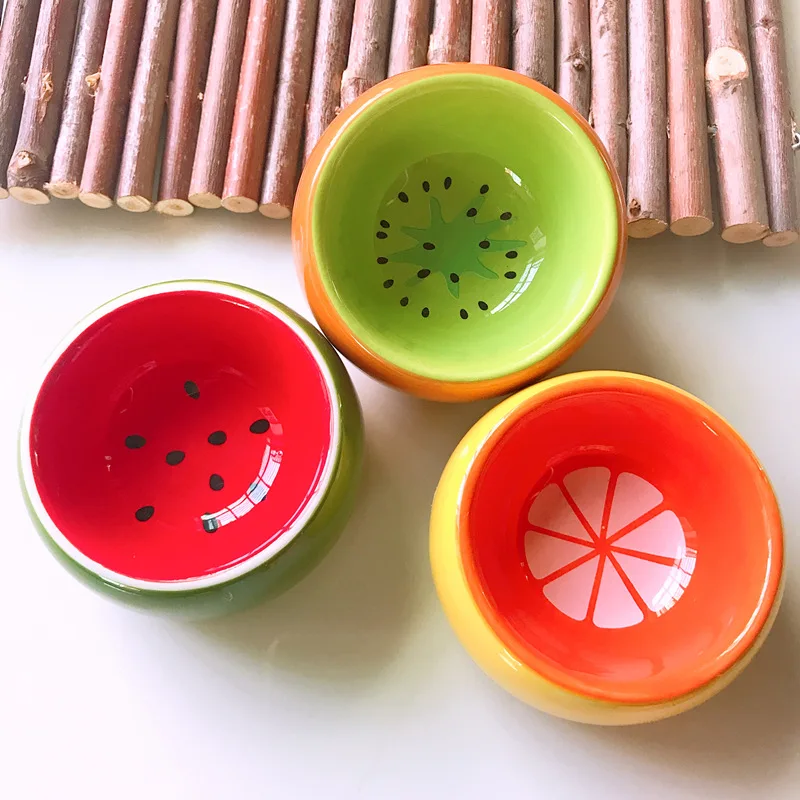 Bol d'alimentation en céramique pour Hamster, plat de nourriture pour petits animaux, bol d'alimentation pour Gerbil, Chinchilla, Rat, furet, hérisson
