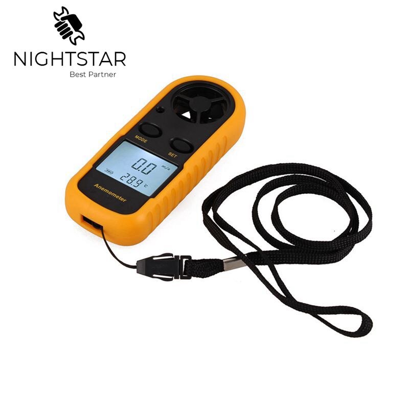 Digital Hand-held Wind Speed Gauge Meter GM816 30m/s Pocket Smart Anemometer Air Wind Speed Scale Anti-wrestling Measuring