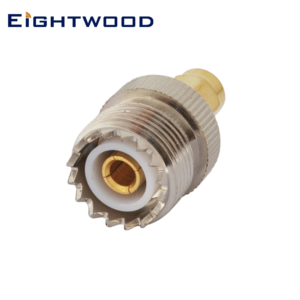 Eightwood 5Pcs Sma Naar Uhf Dus-239 Auto Radio Antenne Rf Coaxiale Adapter Sma Plug Mannelijk Naar Uhf dus-239 Jack Female Connector