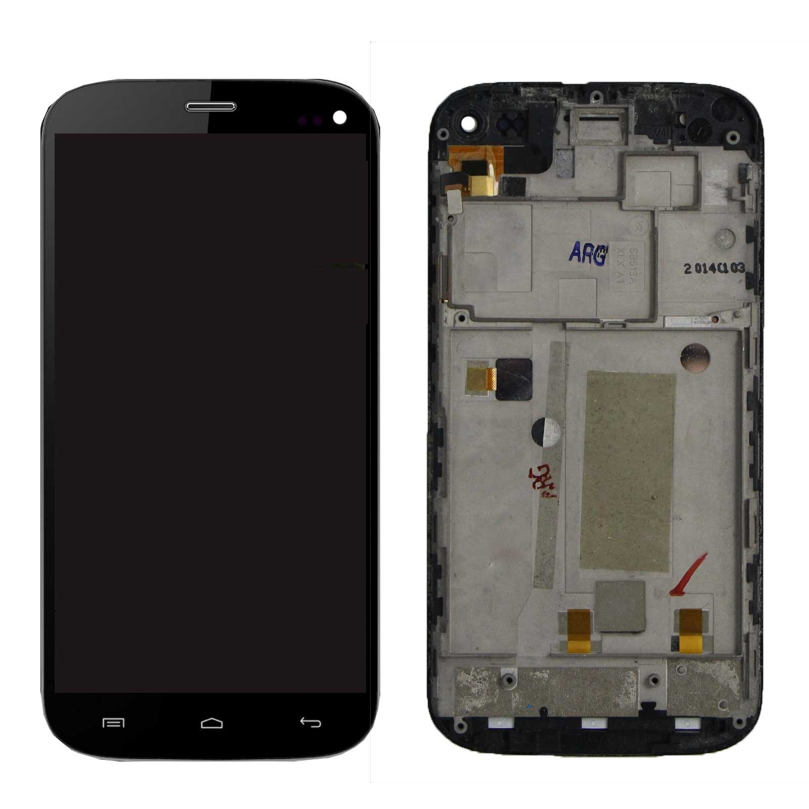 Volle bildschirm Wiko Dunkelmond-freies 4,7 'mit Original schwarz rahmen verwendet
