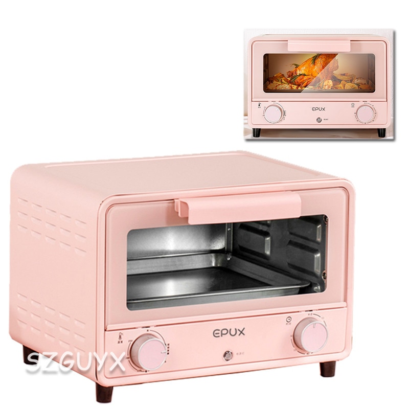 Household electric oven bread cooking machine intelligent synchronous baking household toaster stainless steel electric oven