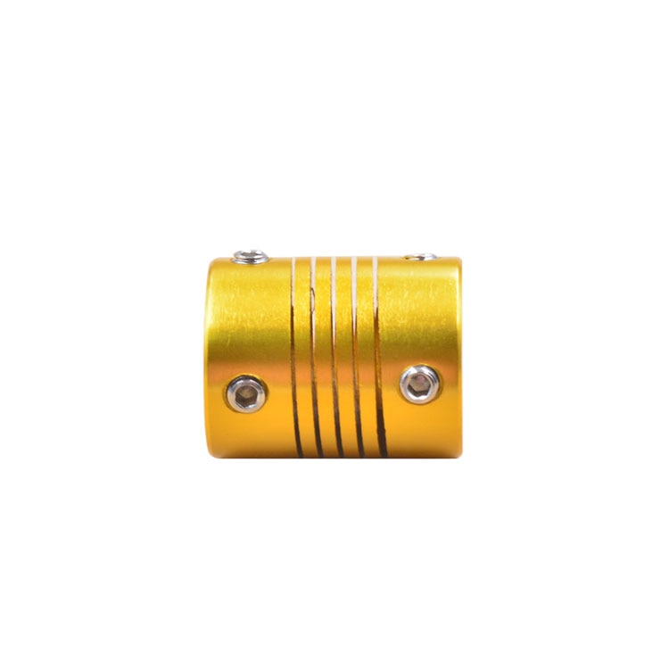 3d skrivare z-axel kulskruvkoppling guld diameter 20mm längd 25mm flexibel koppling stegmotorkoppling för linjär axel