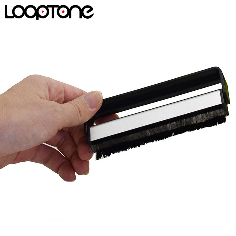 LoopTone Turntable Player Accessory Anti Static Carbon Fiber Vinyl record Cleaner Cleaning Brush for CD/LP