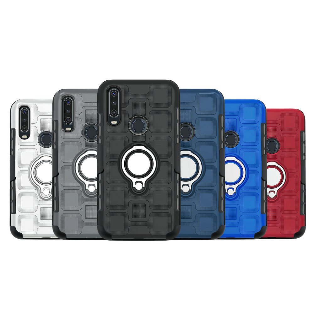 Metalen ring riemclip holster telefoonhoesje voor motorola moto one action hoesje magneet autohouder voor motorola one 1 action hoesje