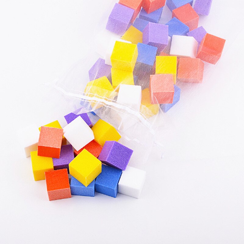 Mini Nail Sponge Nail File Buffer Block Buffing Sanding Nail Tools Double Sided Pedicure Manicure Small File