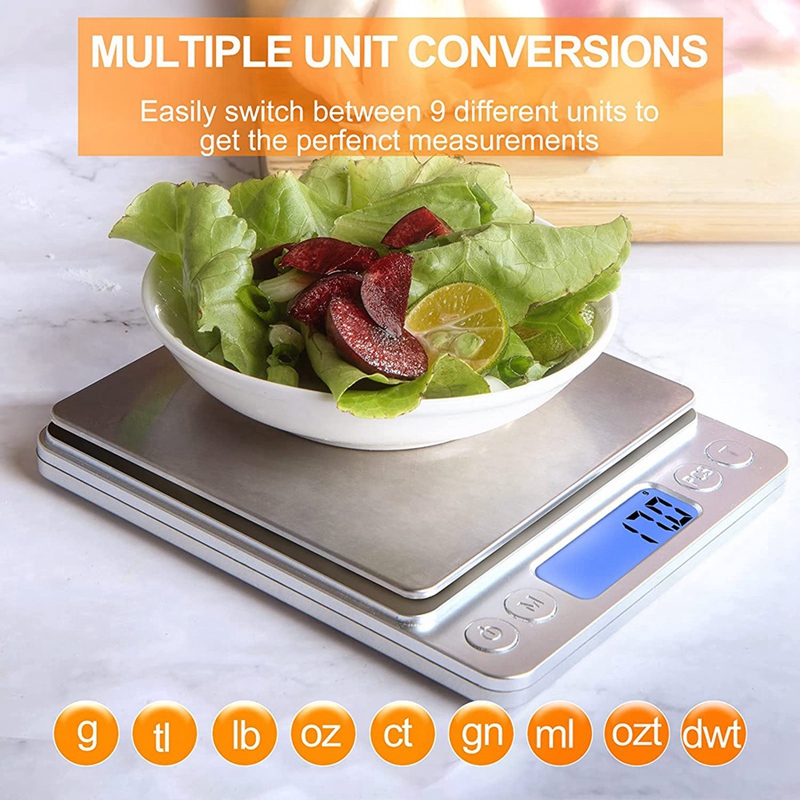 Small Digital Food Scale Ounce/OZ and Gram Scale Kitchen Scale High Precision for Making, Jewelry