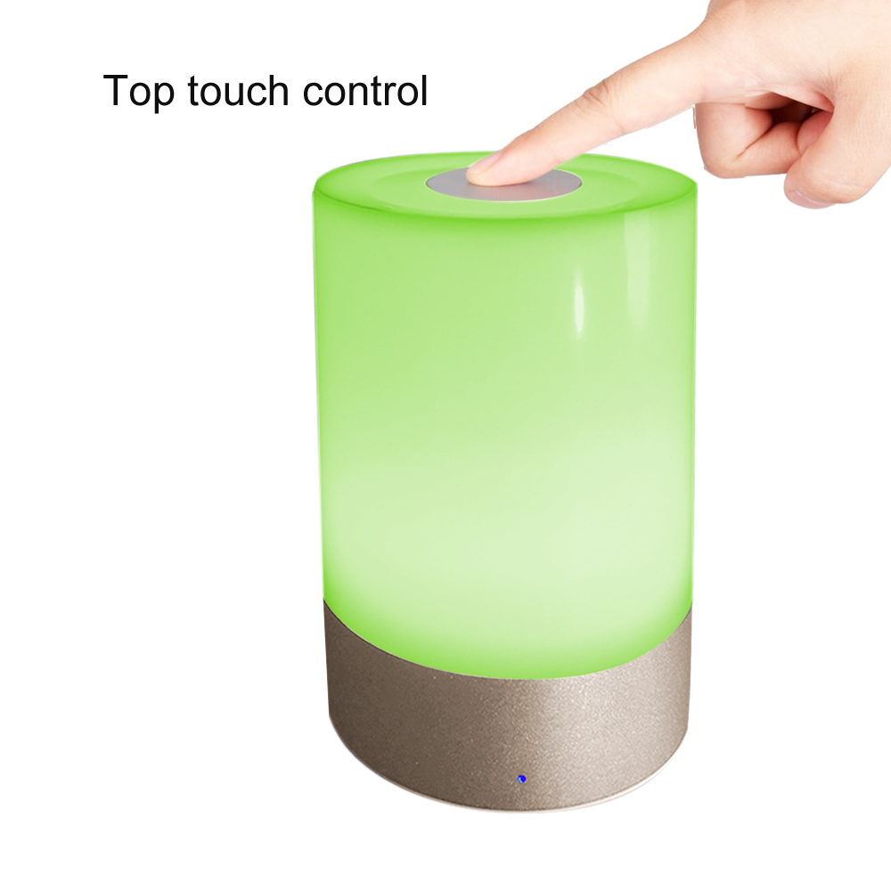 MANBUY LED Cilinder Dimbare Atmoshere Touch Senor Controle Lezen Camping Lantaarns Valentine Romantische Sfeer Kleurverloop