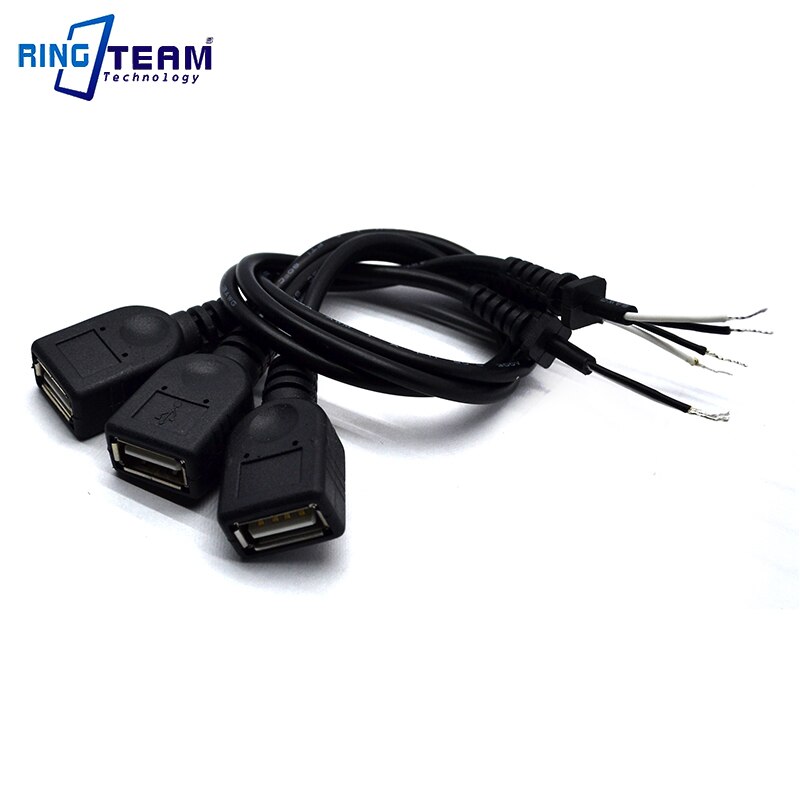 Cable de extensión USB hembra 30 CM Cable de alimentación AWM 1185 22AWG VW-1SC 80 300 V 18AWG CSA apto para Digital cámaras MP3 MP4 móvil Pone