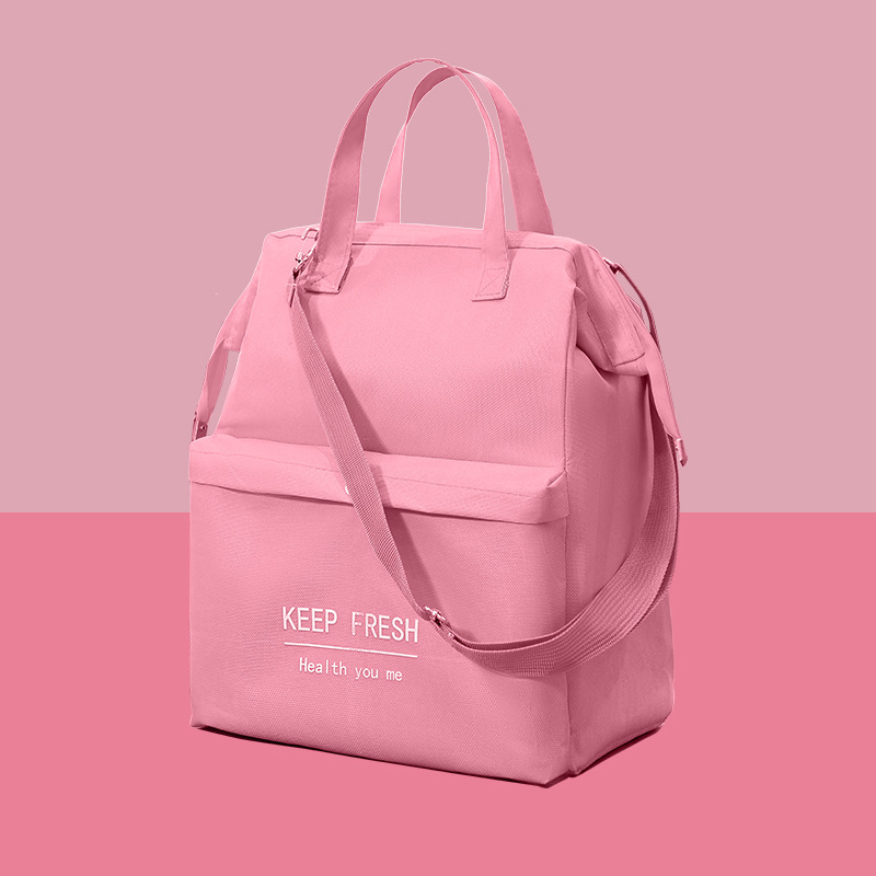 Large Capacity Lunch Bag Women Waterproof Insulated Shoulder Crossbody Bags for Lunch Box Picnic Portable Fresh Cooler Bags