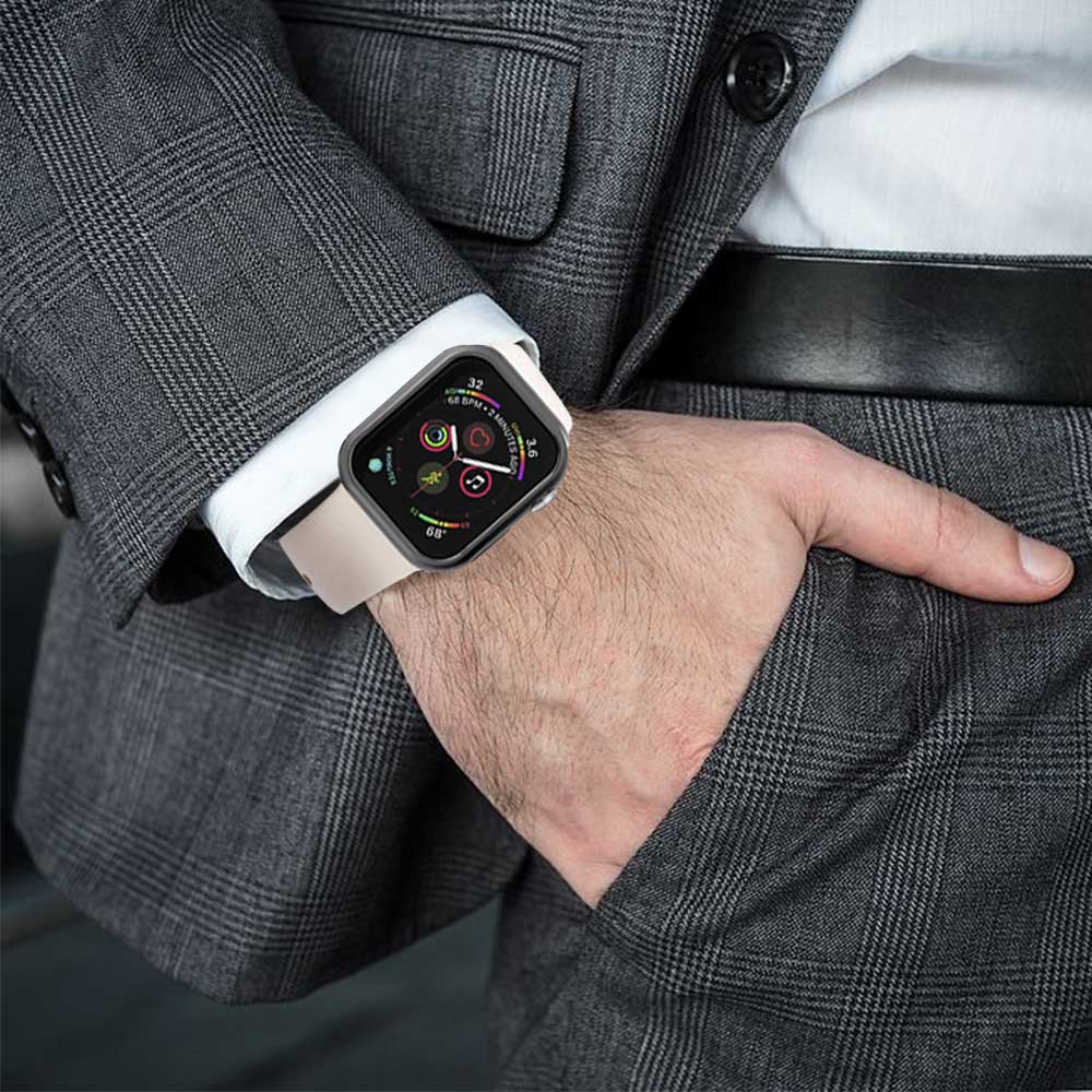Urcover etui til apple watch series 5 4 3 2 1 band cover 42mm 38m 40mm 44mm slim tpu cover protector til iwatch 4 44mm