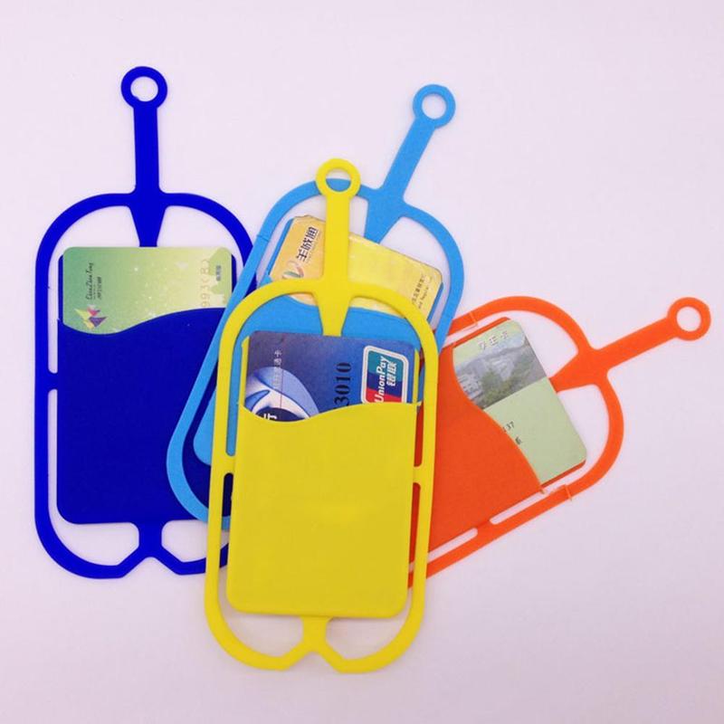 DIY Mobile Phone Silicone Lanyard Belt Neck Bracelet Sets Clip Necklace Card W5I4