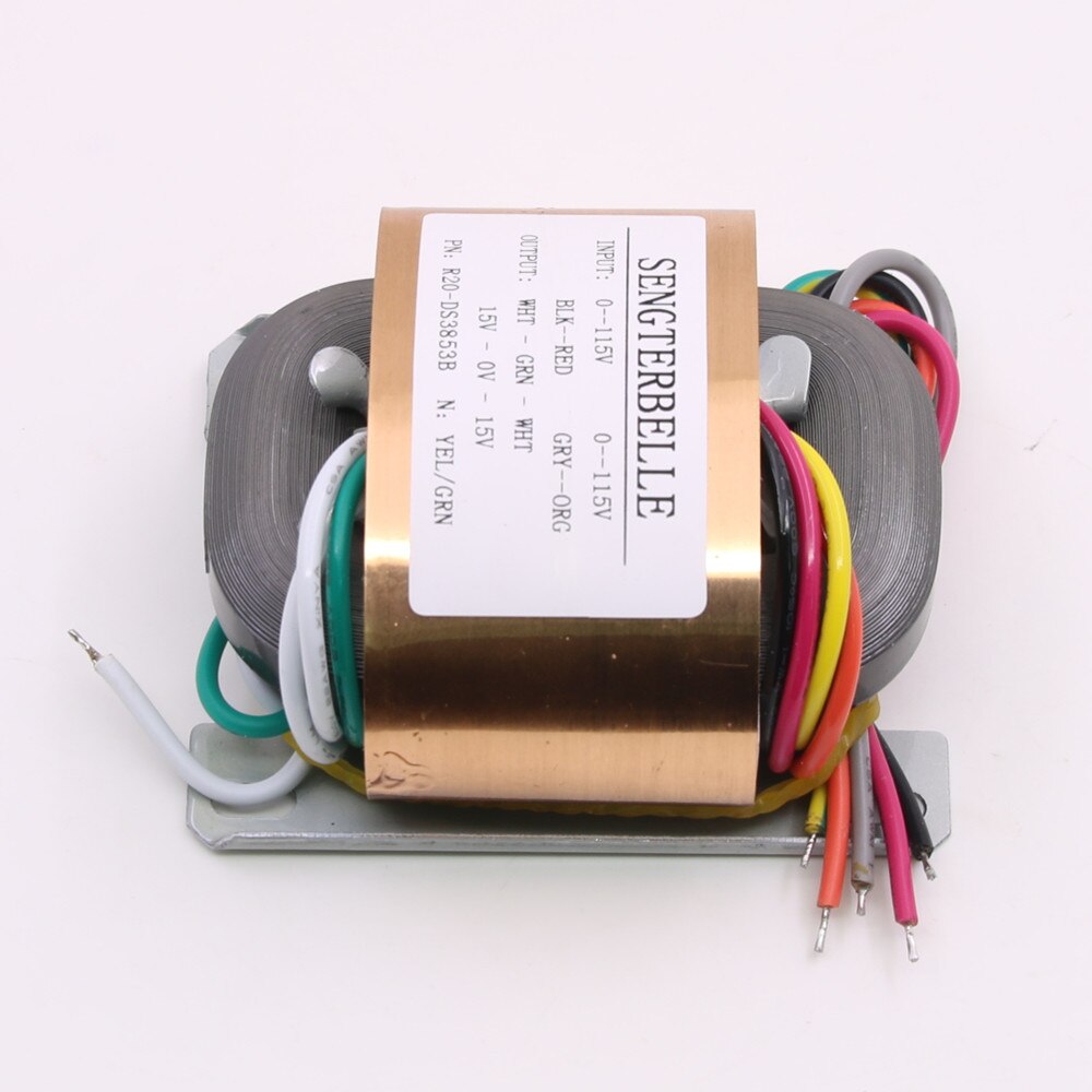 30VA hallo-end-R-core kupfer transformator für preamp/kopfhörer/dac/verstärker/phono dual 6V 9V 12V 15V 16V 18V 24V