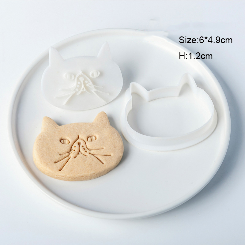 15 Styles Animals Pet Cat Dog Paw Cookie Cutter Mold 3D Cat Biscuits Cutter Sugarcraft Pastry Biscuit Mold Kitchen Baking Tools: E2179
