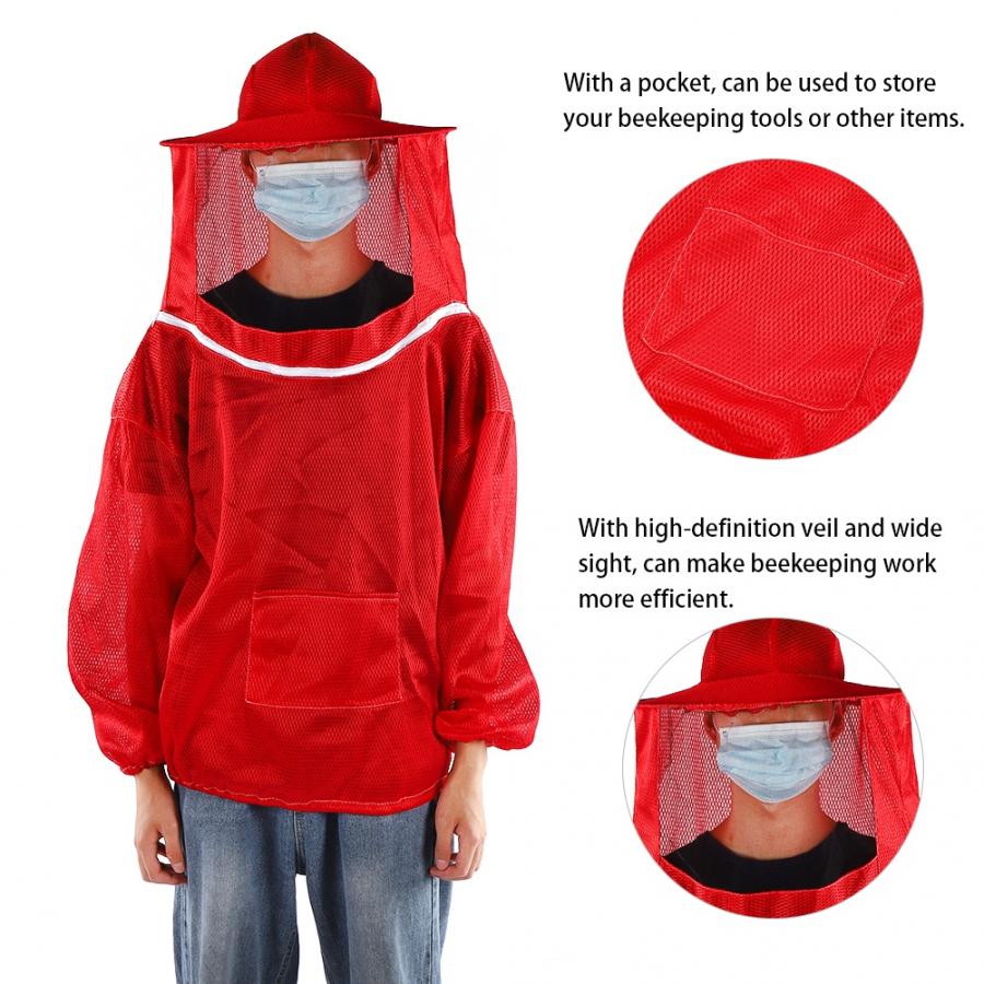 Bijenteelt Sluier Pak Bijenteelt Gereedschappen Professionele Bijenteelt Beschermende Jas Imker Sluier Pak Kiel Bee Suit