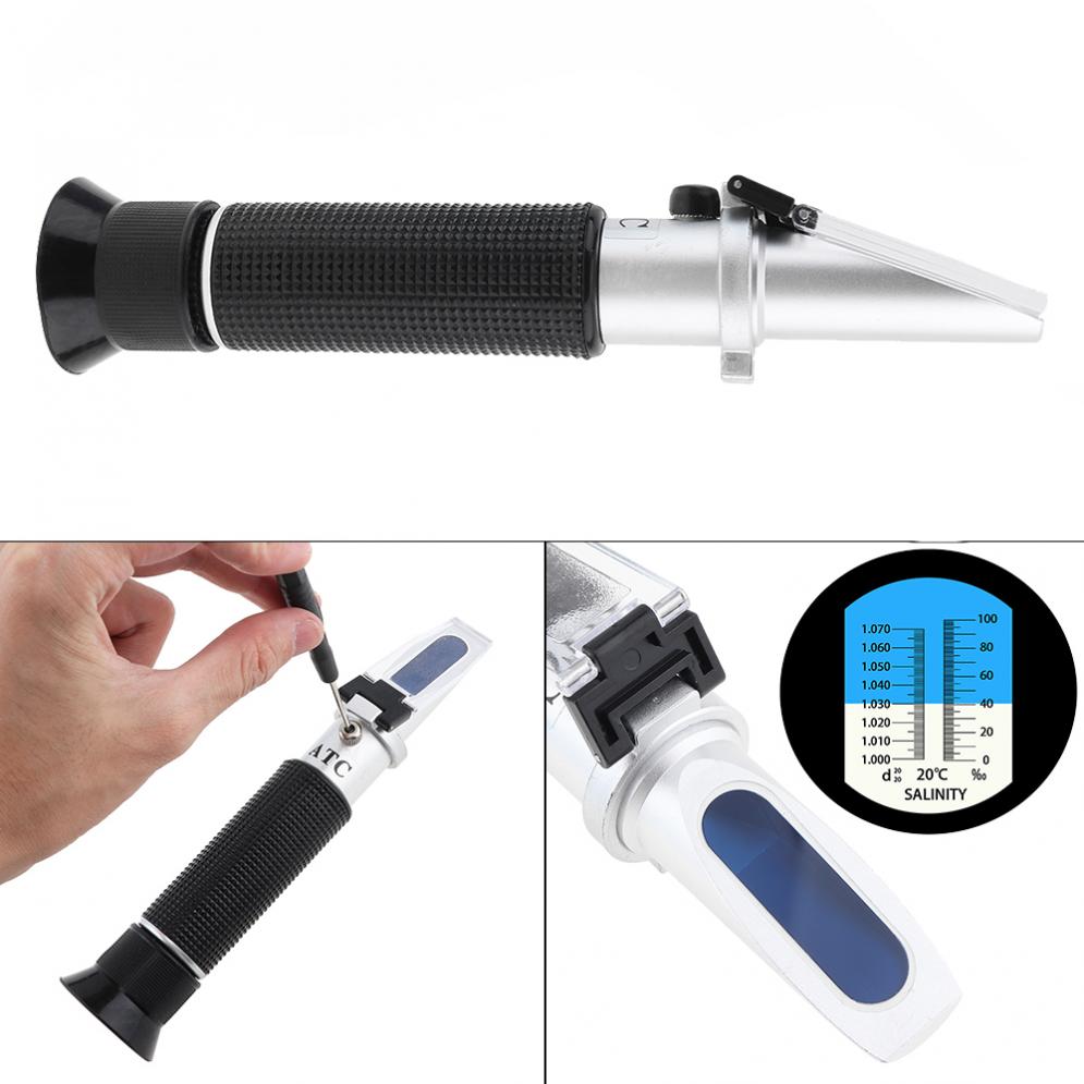 2 In 1 Salinity Refractometer Aquarium & Seawater Grandado