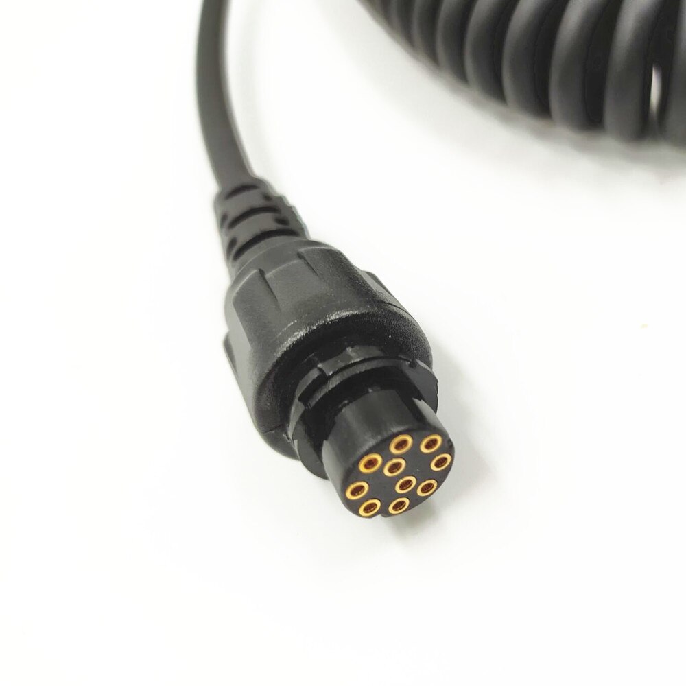 DIY zapasowy kabel 10-Szpilka złącze lotnicze dla SM25A1 głośnik mikrofonu dla Hytera MD-650 MD650 radio samochodowe mikrofon