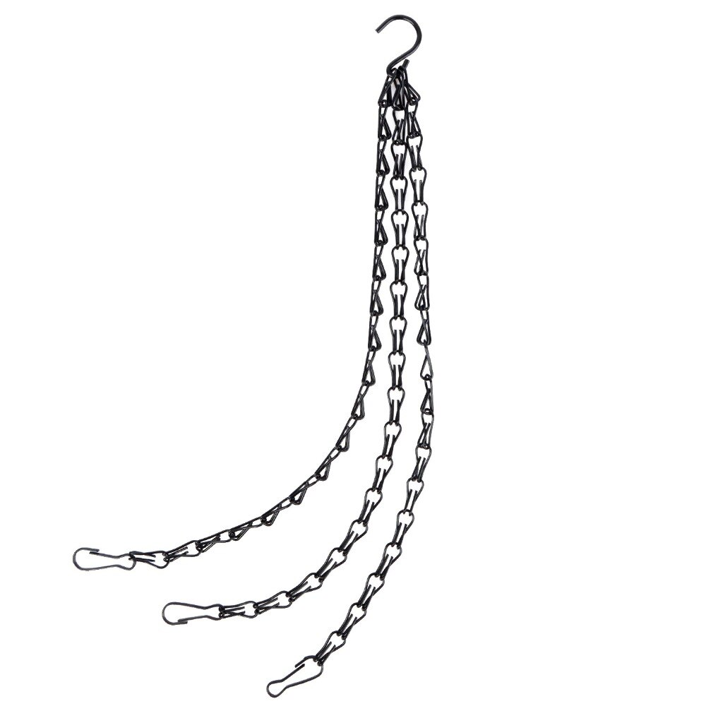 16/24inch Iron Hanging Flower potted plant hanger chain hanging flower basket flower basket flower pot chain garden balcony deco