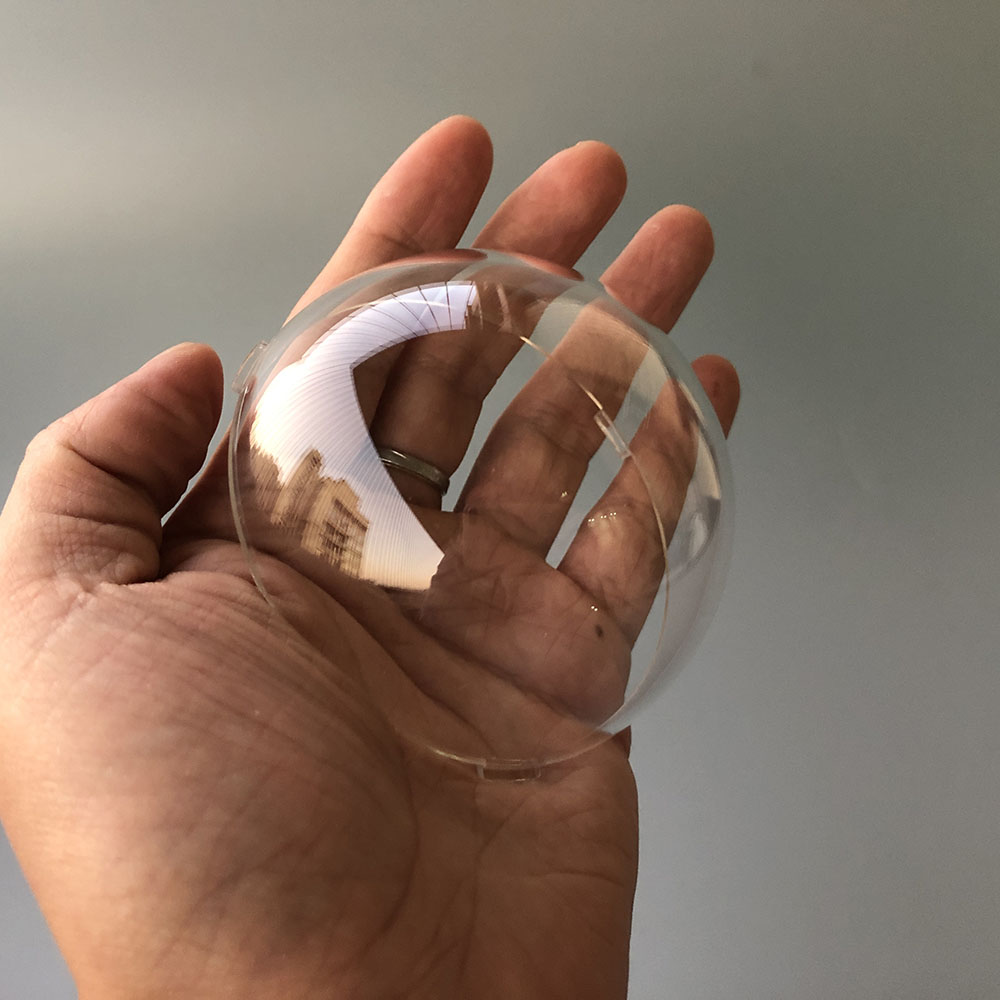 79.1 x 41.4mm Clear Plastic Camera Protection Case Acrylic Indoor / Outdoor Dome Cover Vandal-proof Security CCTV Camera Housing