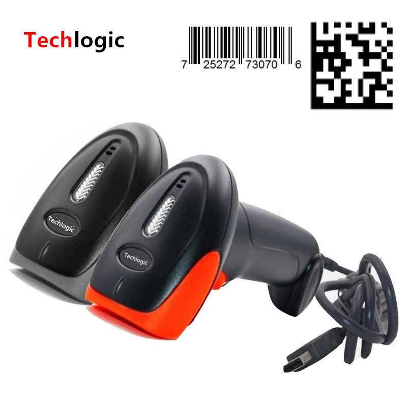 2D USB Verdrahtete Scanner Handheld Wirelress Barcode Scanner 1D/2D QR Bar Code Reader PDF417 Datametrix für IOS Android IPAD