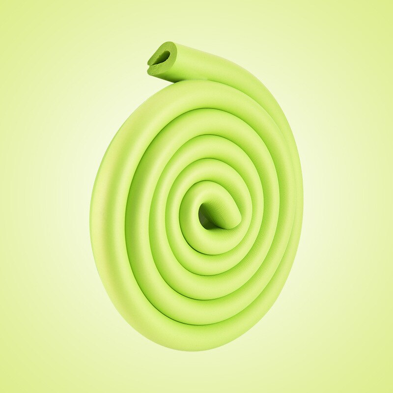 Baby Safety Desk Protector Edge Corner Guard Kids Protection Bumper Furniture Edge Anti-collision Strip with Double-sided Tape: Green