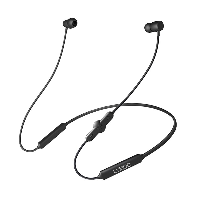 LYMOC Q5 auriculares Bluetooth auriculares deportivos inalámbricos 48Hrs Talktime banda para el cuello auriculares estéreo corriendo para iPhone Samsung Huawei: Default Title