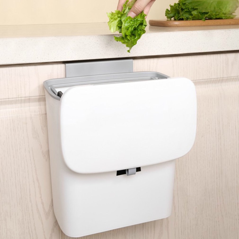 General-purpose Trash Can For Kitchen Supplies Multifunctional Non-punch Trash Can Can Hang Trash Storage Cabinets kitchen tools