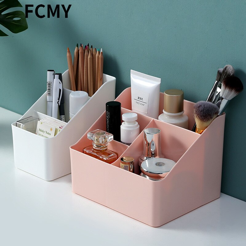 Plastic Desktop Sundriesopslag Make Organizer Cosmetische Make-Up Borstel Storage Case Home Office Badkamer Opslag Etui