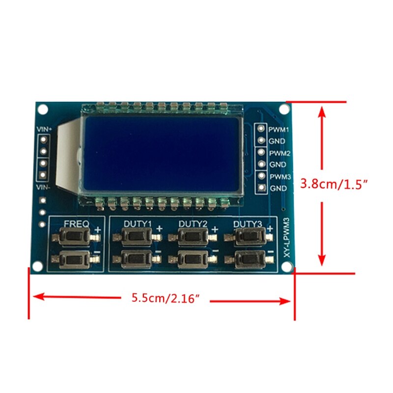 neue Signal Generator PWM Impuls Frequenz Pflicht Zyklus Einstellbare Modul LCD Anzeige