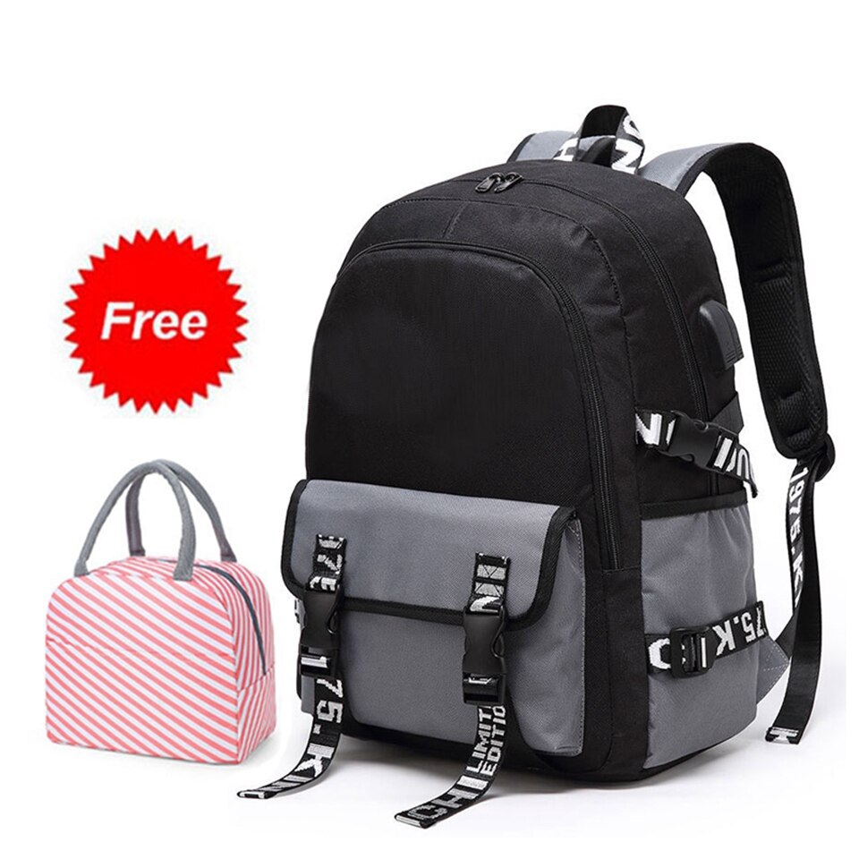 Léger Oxford adolescent sacs à dos pour filles école sac à dos étanche enfants cartable enfants Bookbag sac à dos de promenade décontracté: Gray