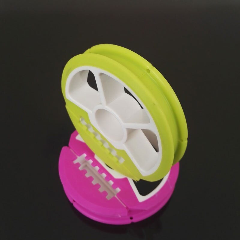 2PCS Round Silicone Line Holders Fishing Tool Main Line Leader Rig Storage Tackle