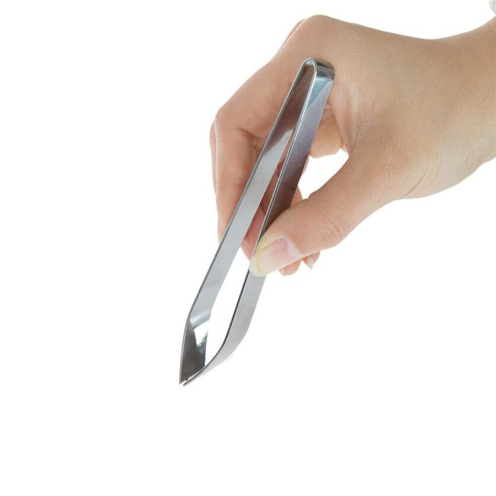 2pcs Stainless Steel Fish Bone Remover Plier Pincer Puller Tweezer Tongs Pick-Up Utensils Kitchen Meat Hair Removal Seafood Tool