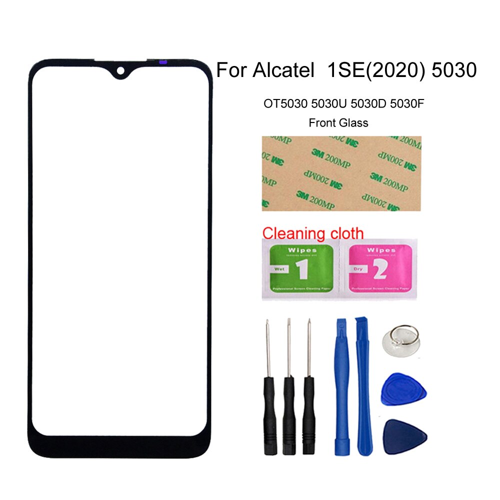 For Alcatel 1S 1SE ) Mobile Phone Touch Panel For Alcatel 1 SE S 5028 5030 Front Outer Glass Panel Repair (No Touch Screen): 5030 Black Tools