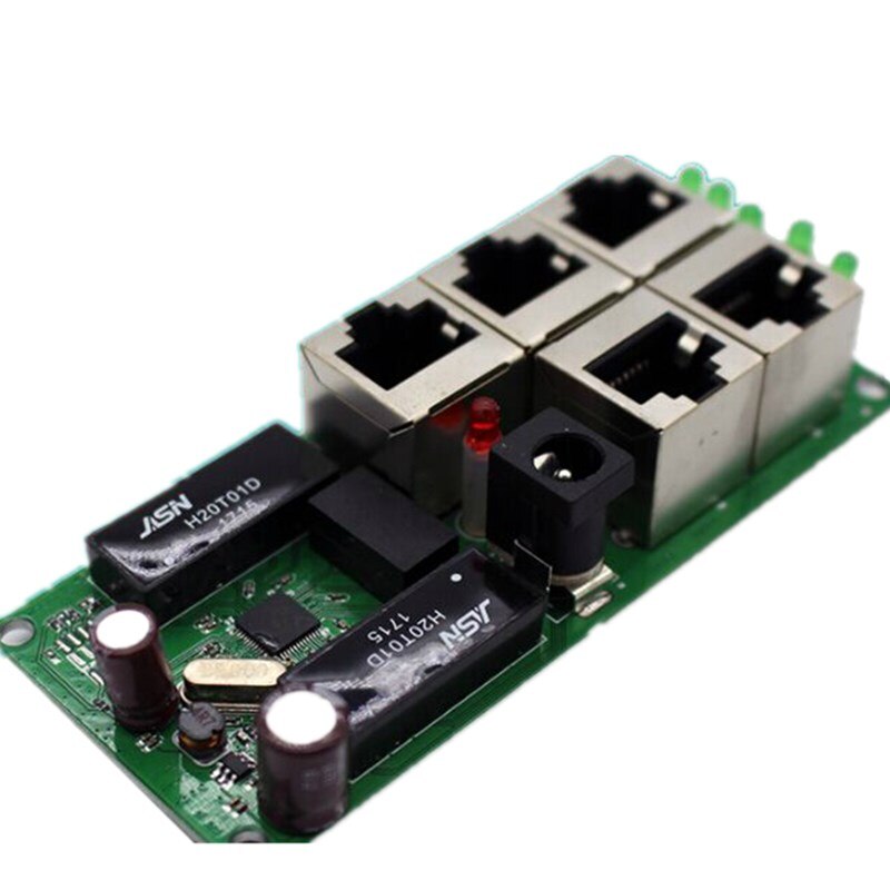 OEM mini goedkope priceule5-port HUB capture packet mirroring Elke poort capture packet data captureEthernetswitchmodule: 5port100mHUB Mirror