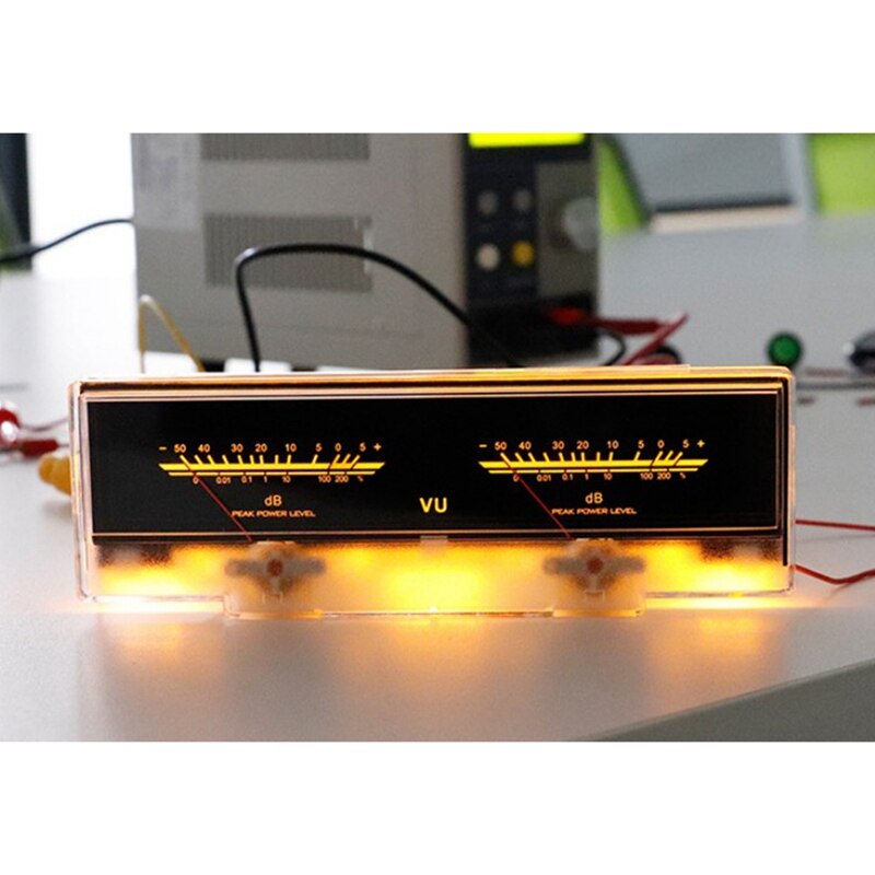 P-78WTC-W – Vu Meter Per Amplificatore, Strumento Di Misura Con Retroilluminazione LED Bianchi, 500uA, ABS – Per Home Audio E Auto