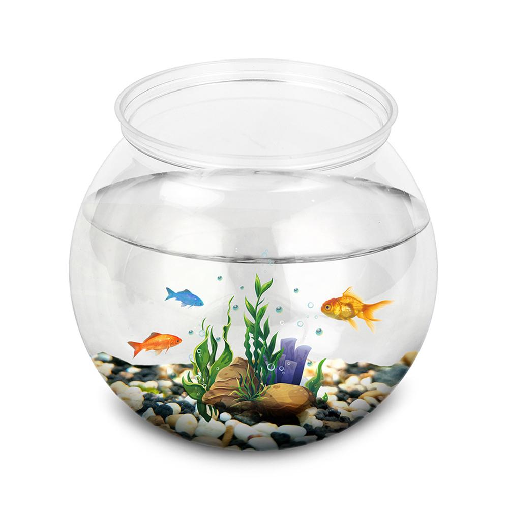 Leuke Transparante Ronde Vissenkom Bal-Vormige Anti-Fall Onbreekbaar Aquarium Voor Bruiloften Woonkamer Desktop Woondecoratie