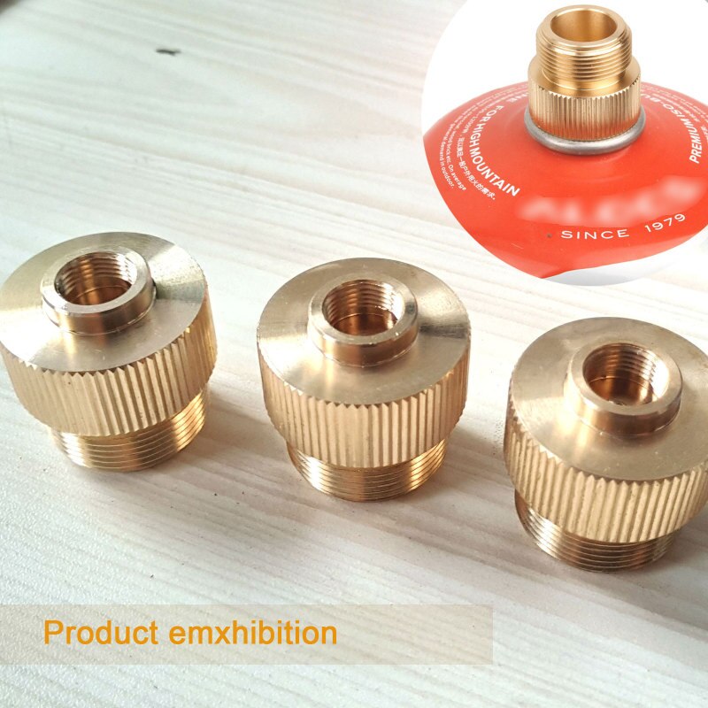 Huenco Adaptateur De Remplissage De Gaz Pour Bidon – Aluminium 6061 Et Laiton – Léger 15 G – Pour Camping Et Randonnée