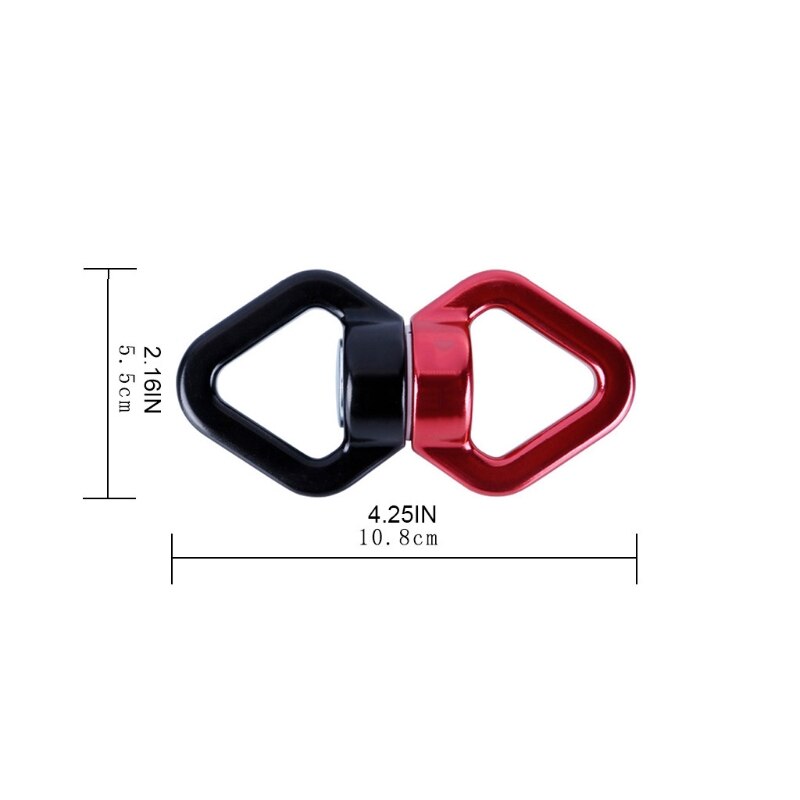 Safest 8 Rotational Device Aerial Yoga Rotation Ring Outdoor Climbing Accessory Rock Rescue Hanging Gear