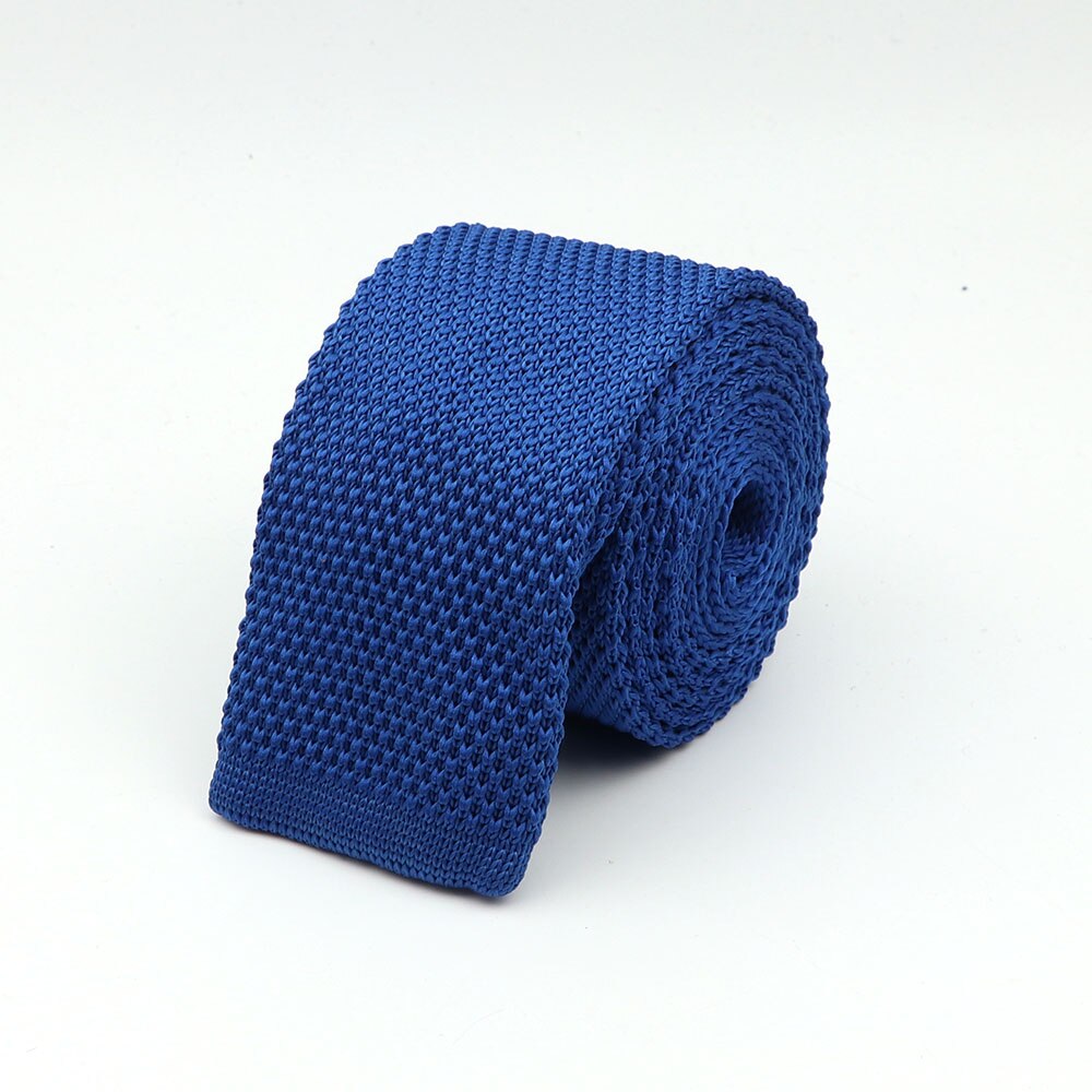 Corbata de punto para hombre, corbatas finas de tejido liso y colorido, estilo clásico, a la , para ocio: 44