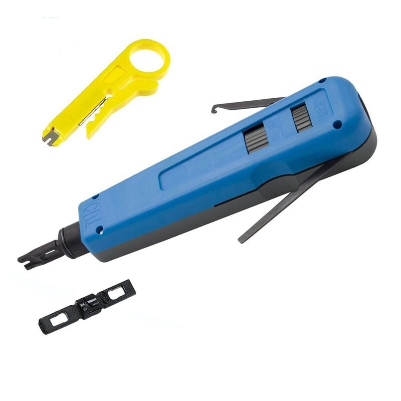 Punch Down Impact Tool With 110 And 66 Blades, Network Wire Cable Cat6/Cat5E Telephone Impact Terminal Insertion Tools: Default Title