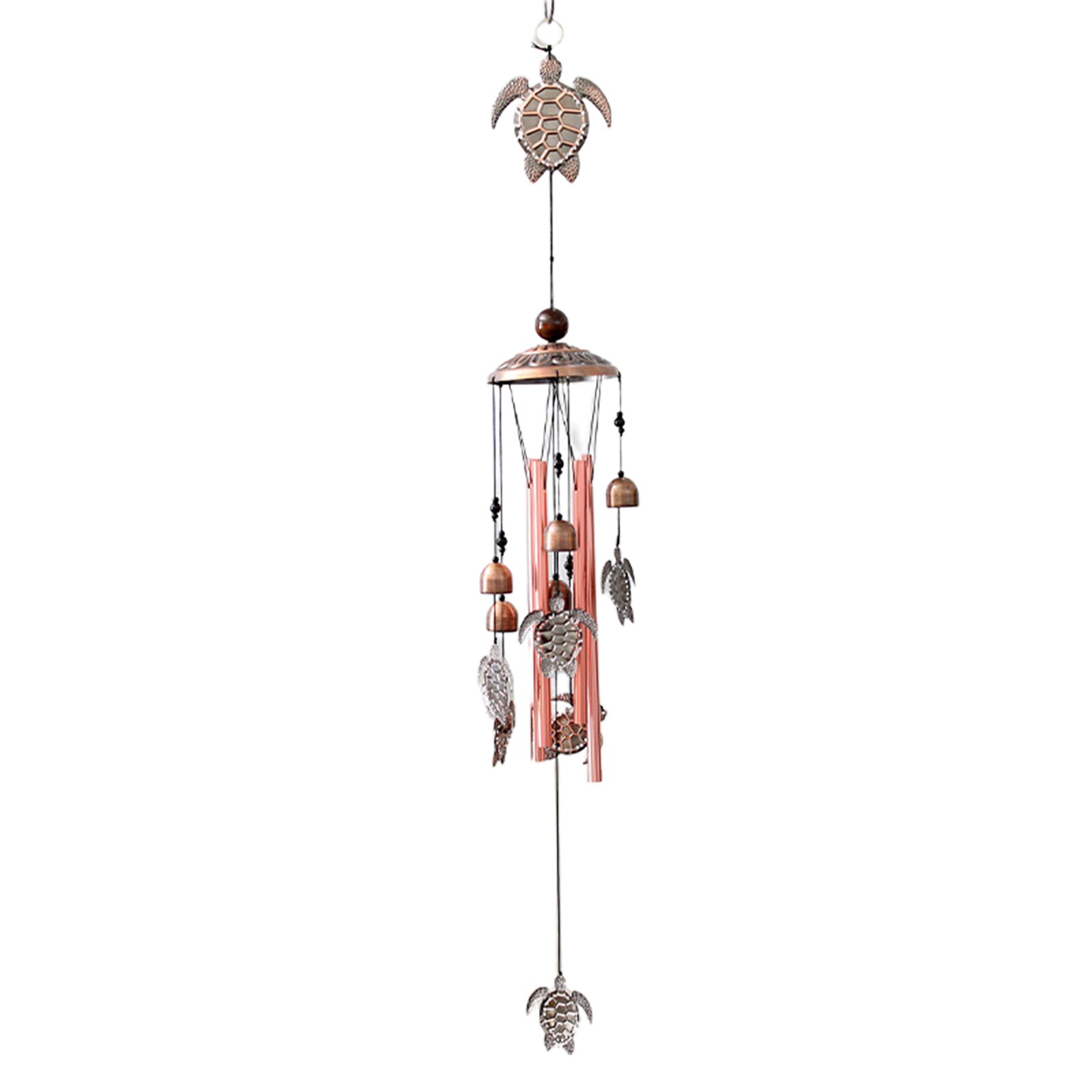 5 Tuned Metal Tubes Wind Chimes Outdoor Amazing Grace Music Sound 36inch Home Pendant: style K1