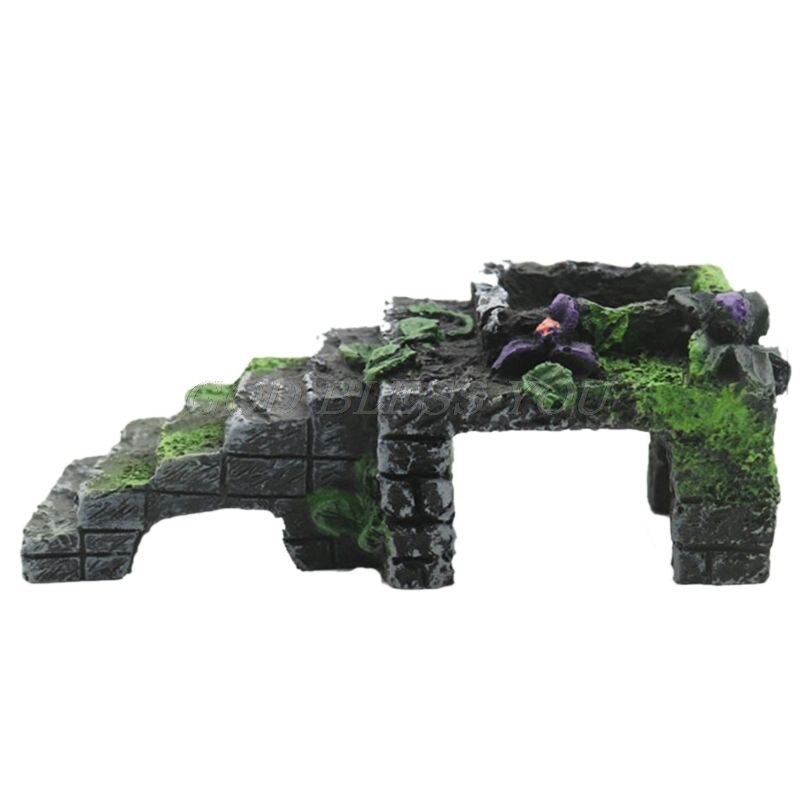 Schalie traprand voor aquaria en terrariums voegt schuilplaatsen toe en zwemt door  x6hc: M