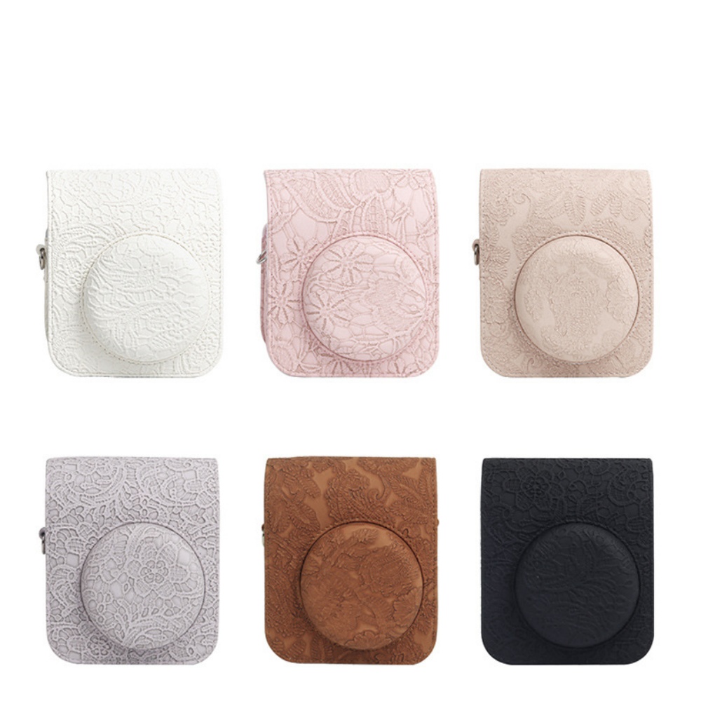 Cameratas voor Fujifilm Instax Mini 12 Instant Camera-accessoires Reisbeschermende camerabehuizing met verstelbare schouderriem