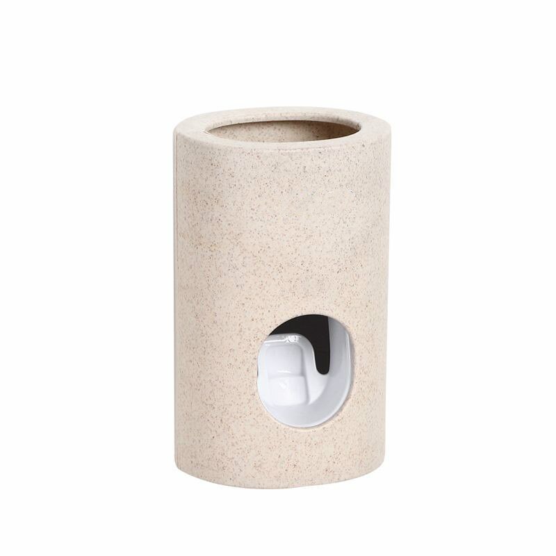 Automatische tandpasta dispenser stofdichte tandenborstelhouder wandmontage standaard badkamer accessoires set tandpasta knijpers tand: Default Title